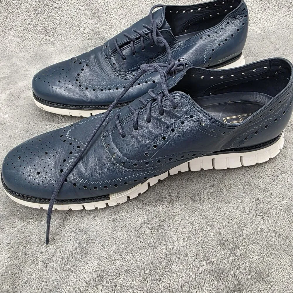 Cole Haan Zerogrand $160 Men's Wingtip Oxfords Shoes Size 12 M Leather C23580